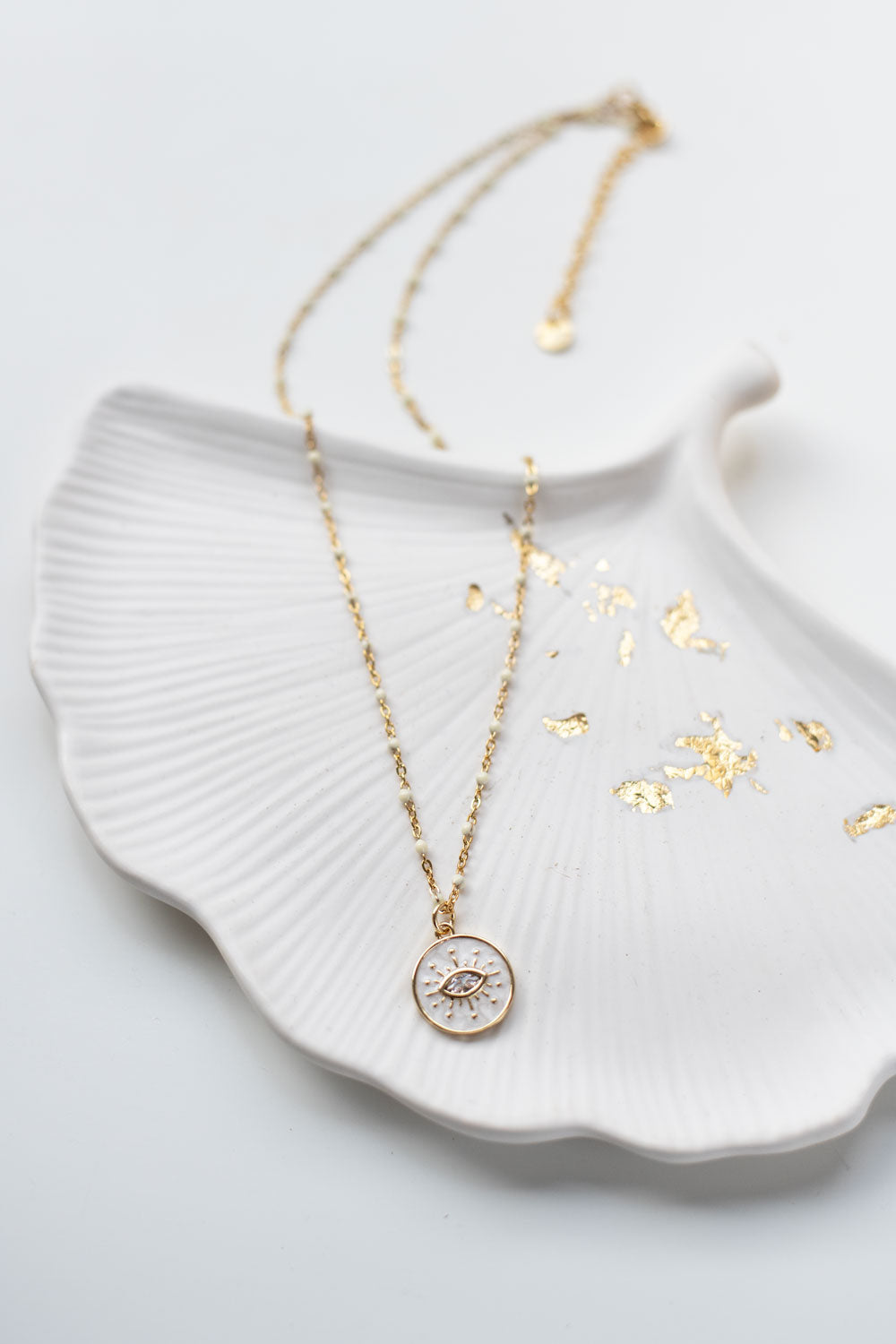 Collier Acier doré