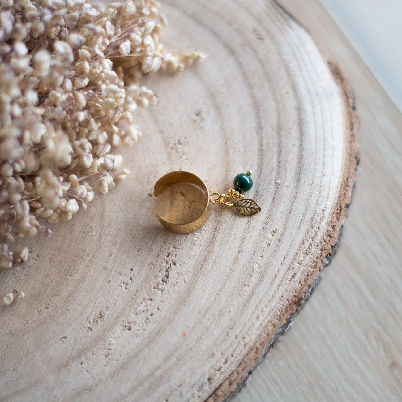 Bague malachite