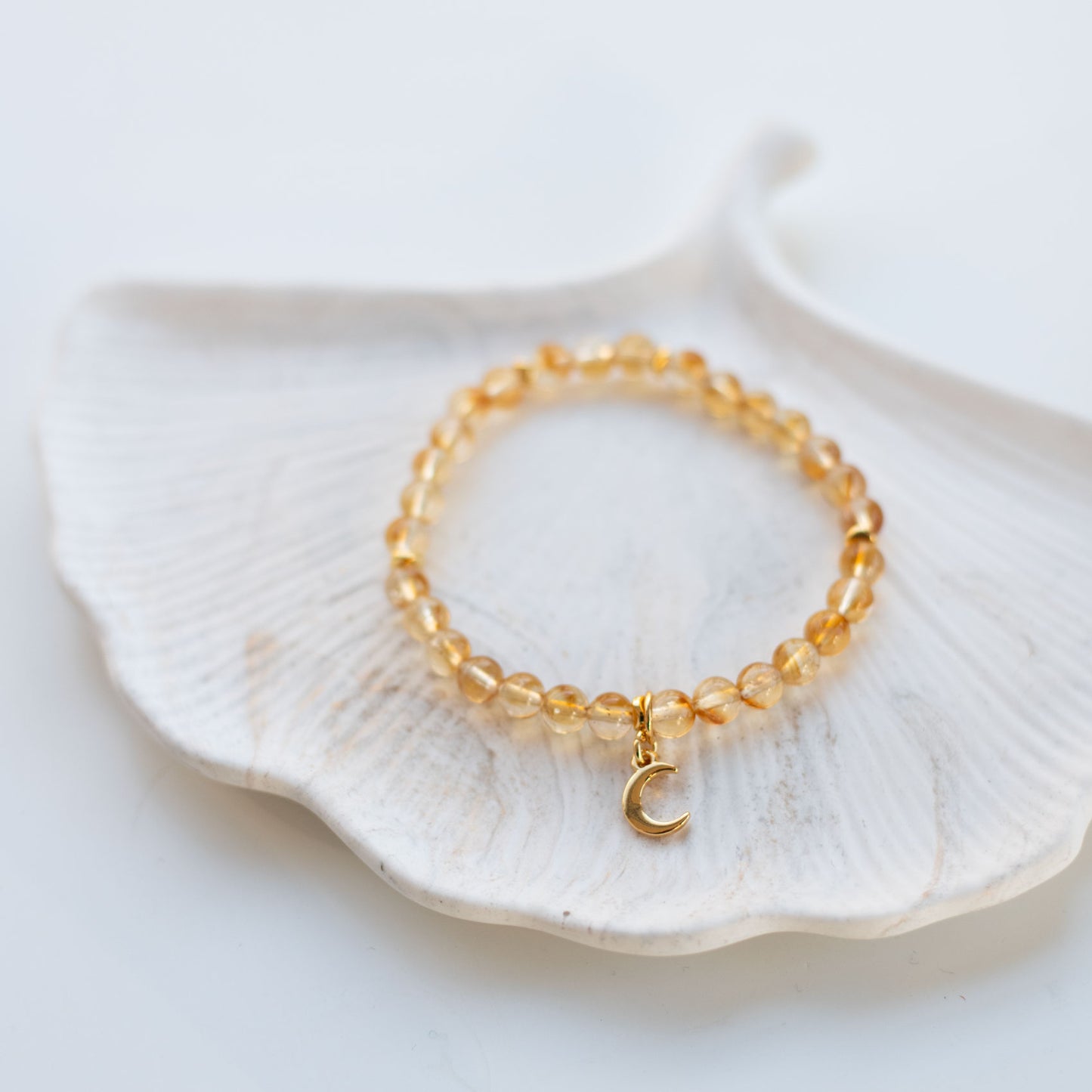 Bracelet en pierre naturelle Citrine | Joie, abondance & énergie positive