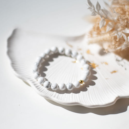 Bracelet en Howlite