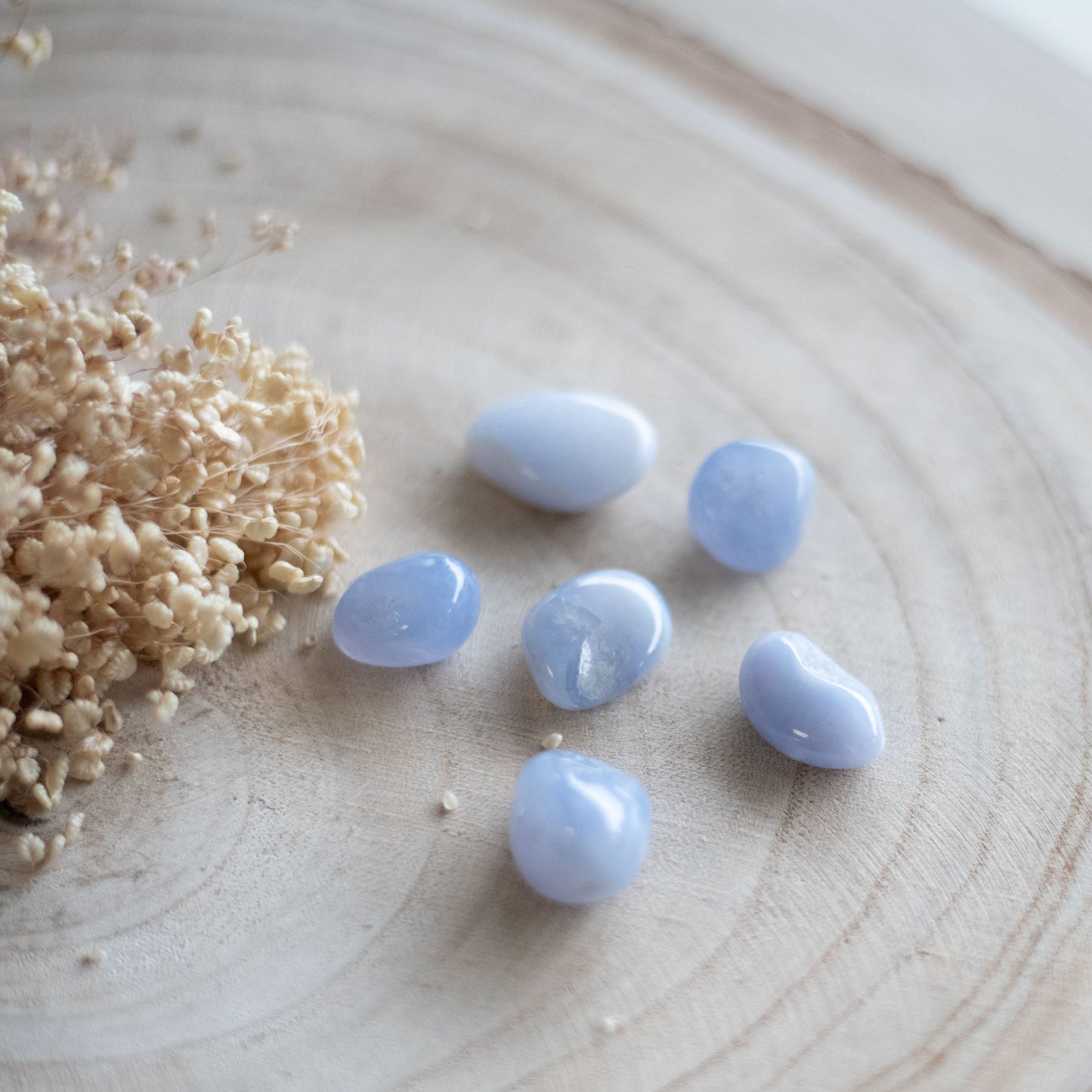 Calcédoine pierre roulée