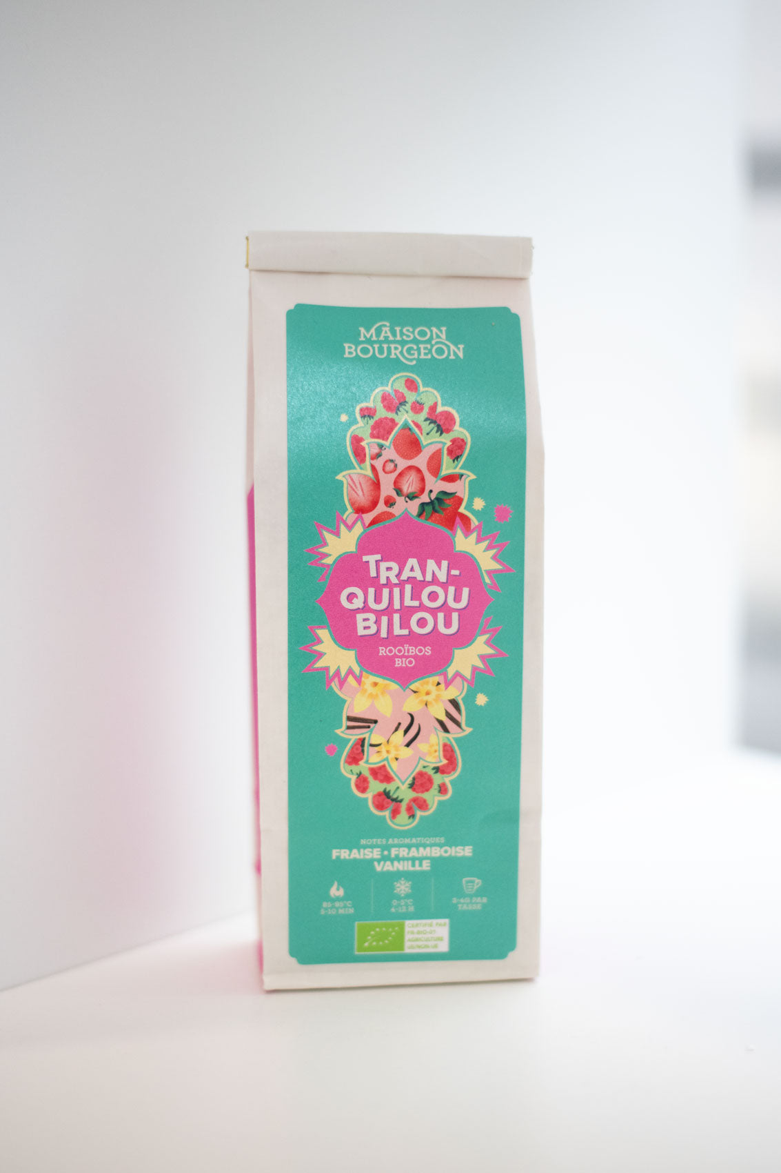 Rooïbos Fraise Framboise Vanille – Tranquilou Bilou Bio | Maison Bourgeon