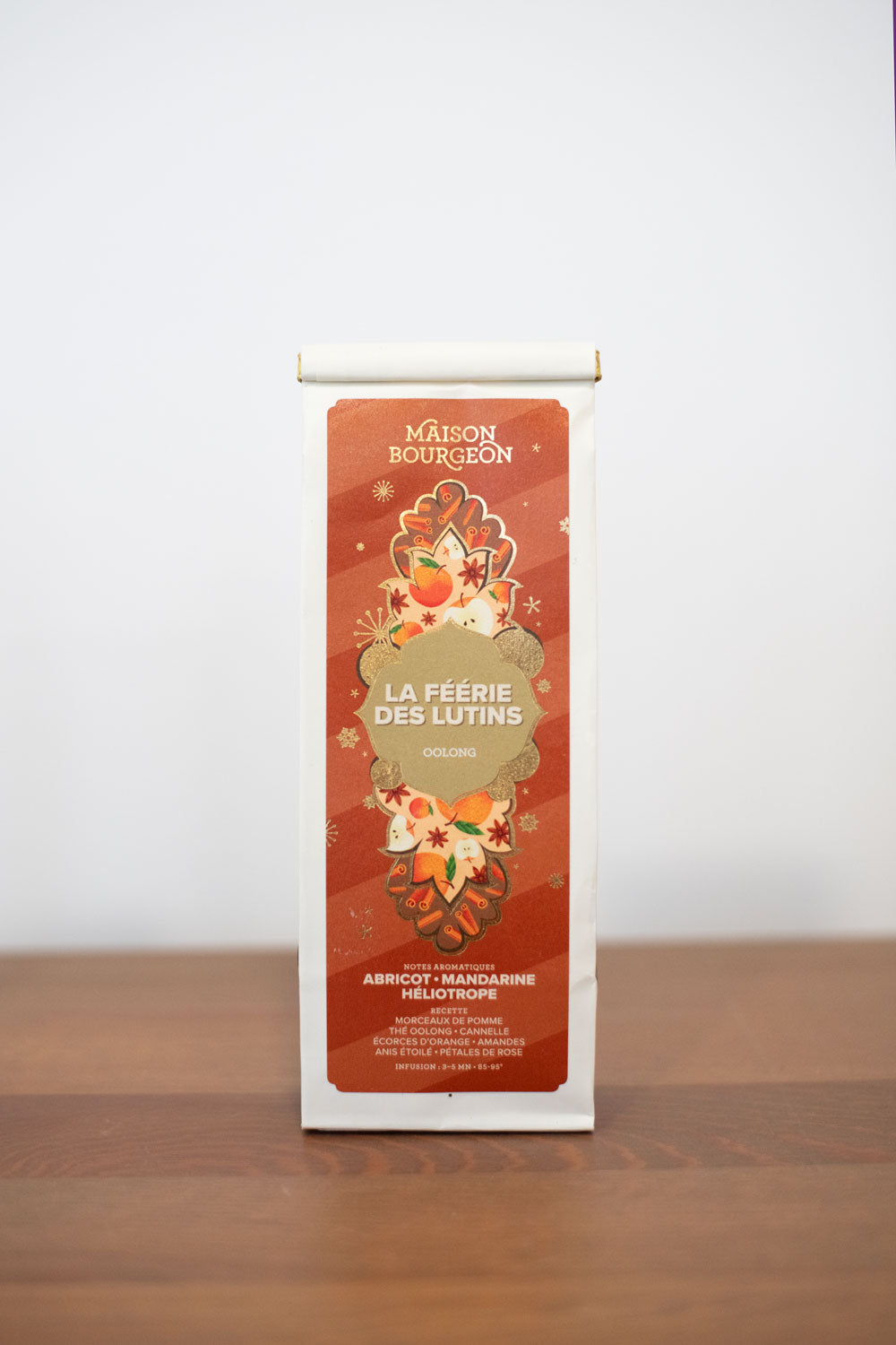 Thé Oolong “La Féérie des Lutins” – Maison Bourgeon | Abricot, Héliotrope & Mandarine