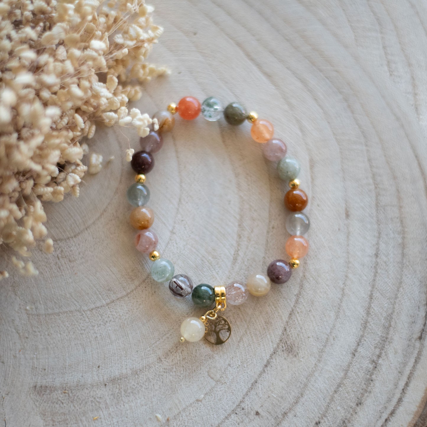 Bracelet Quartz rutile