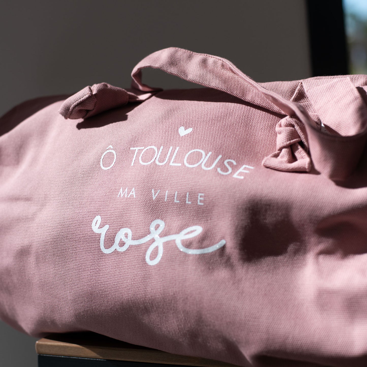 Sac polochon rose