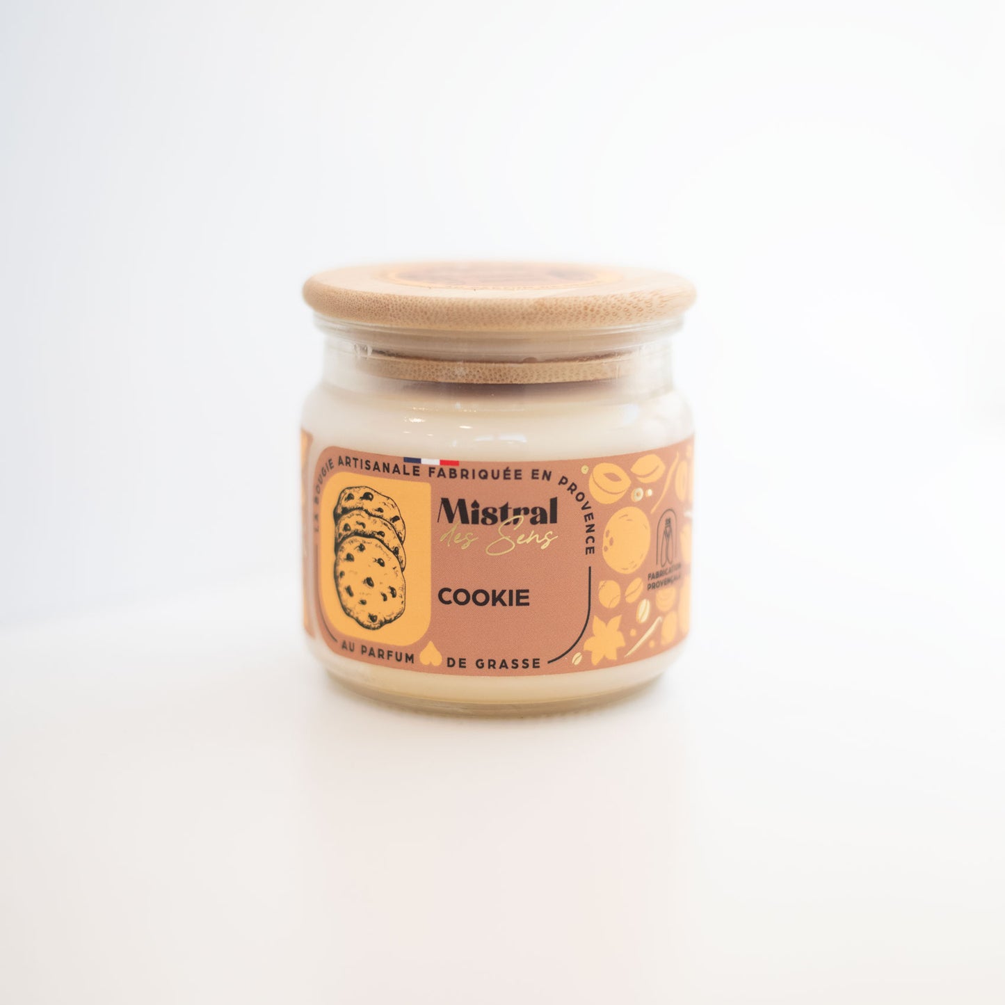 🍪 Bougie Cookie – Mistral des Sens