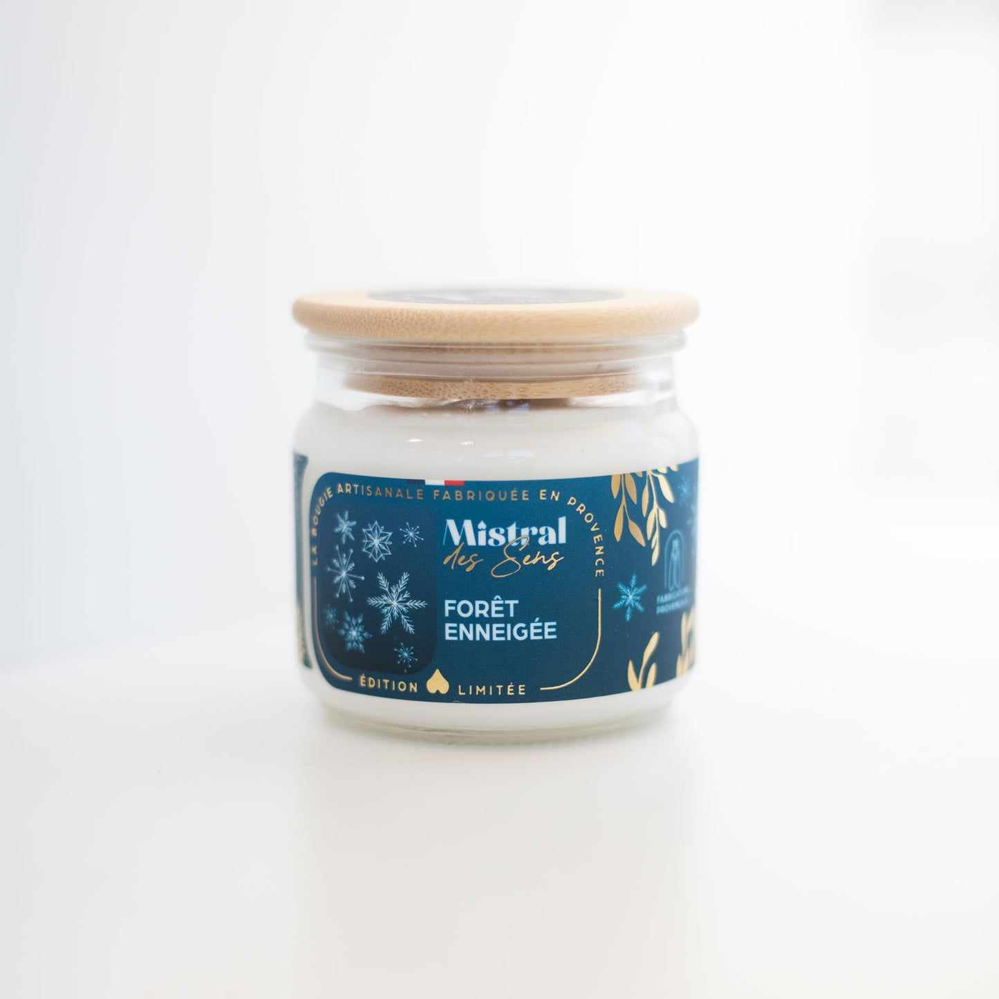 🌲 Bougie Forêt Enneigée – Mistral des Sens