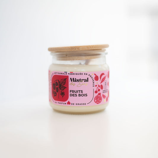 🍓 Bougie Fruits des Bois – Mistral des Sens