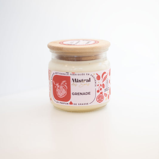 ❤️ Bougie Grenade – Mistral des Sens