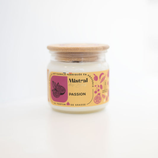 🧡 Bougie Passion – Mistral des Sens