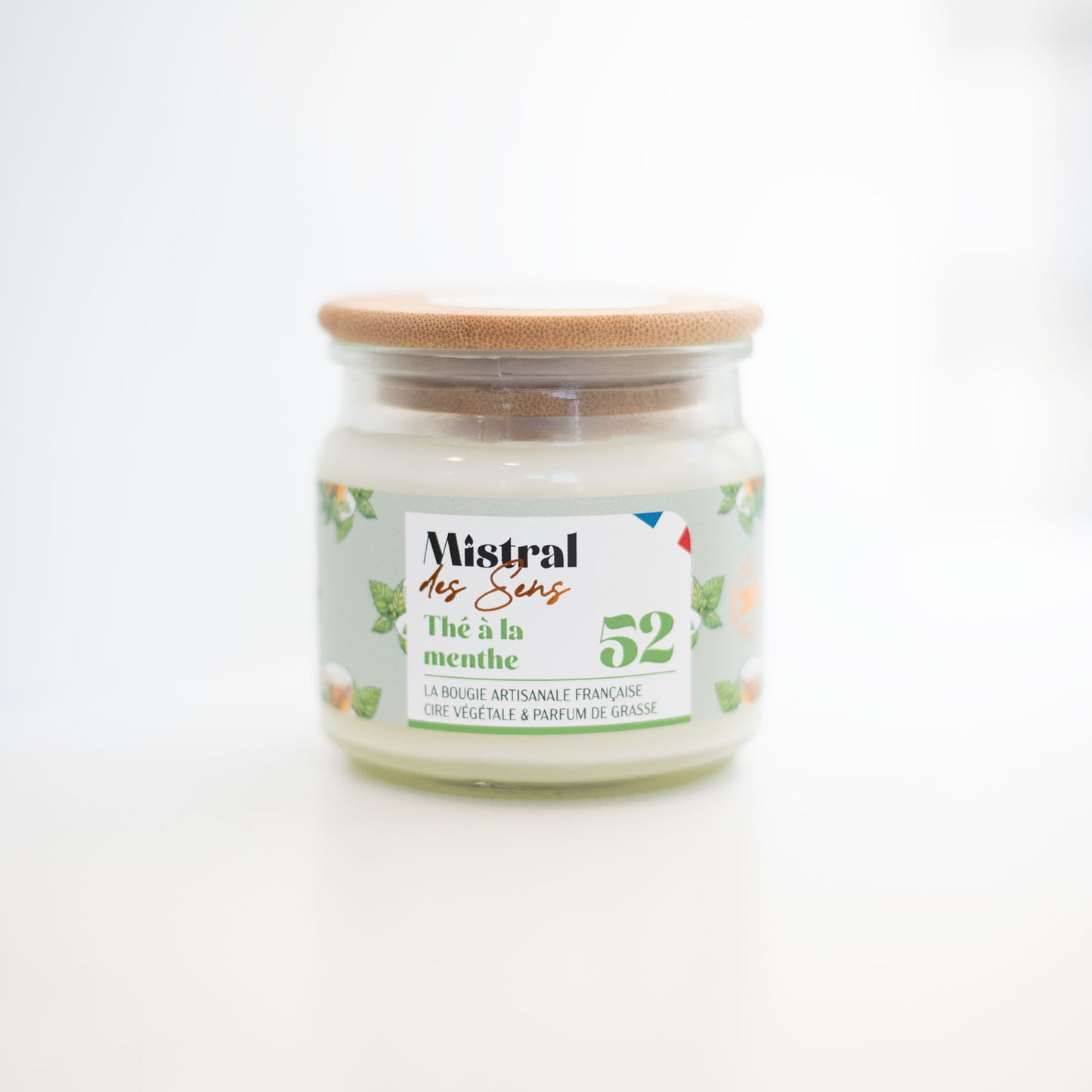 🍃 Bougie Thé Menthe – Mistral des Sens