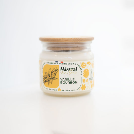 🤍 Bougie Vanille – Mistral des Sens