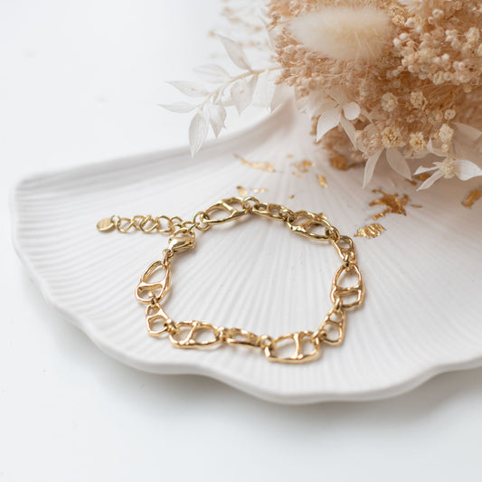 Bracelet Acier doré