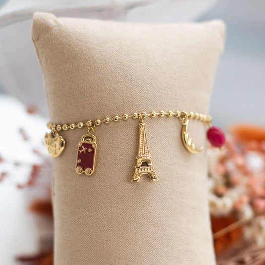 ✨ Bracelet Tour Eiffel – L’élégance de Paris au poignet ✨