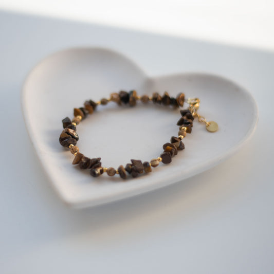 Bracelet Femme Œil de Tigre – Pierre Naturelle & Protection Énergétique