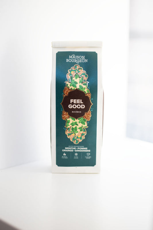 Rooibos « Feel Good » – Gingembre, Menthe, Orange & Pomme | Infusion Bien-Être