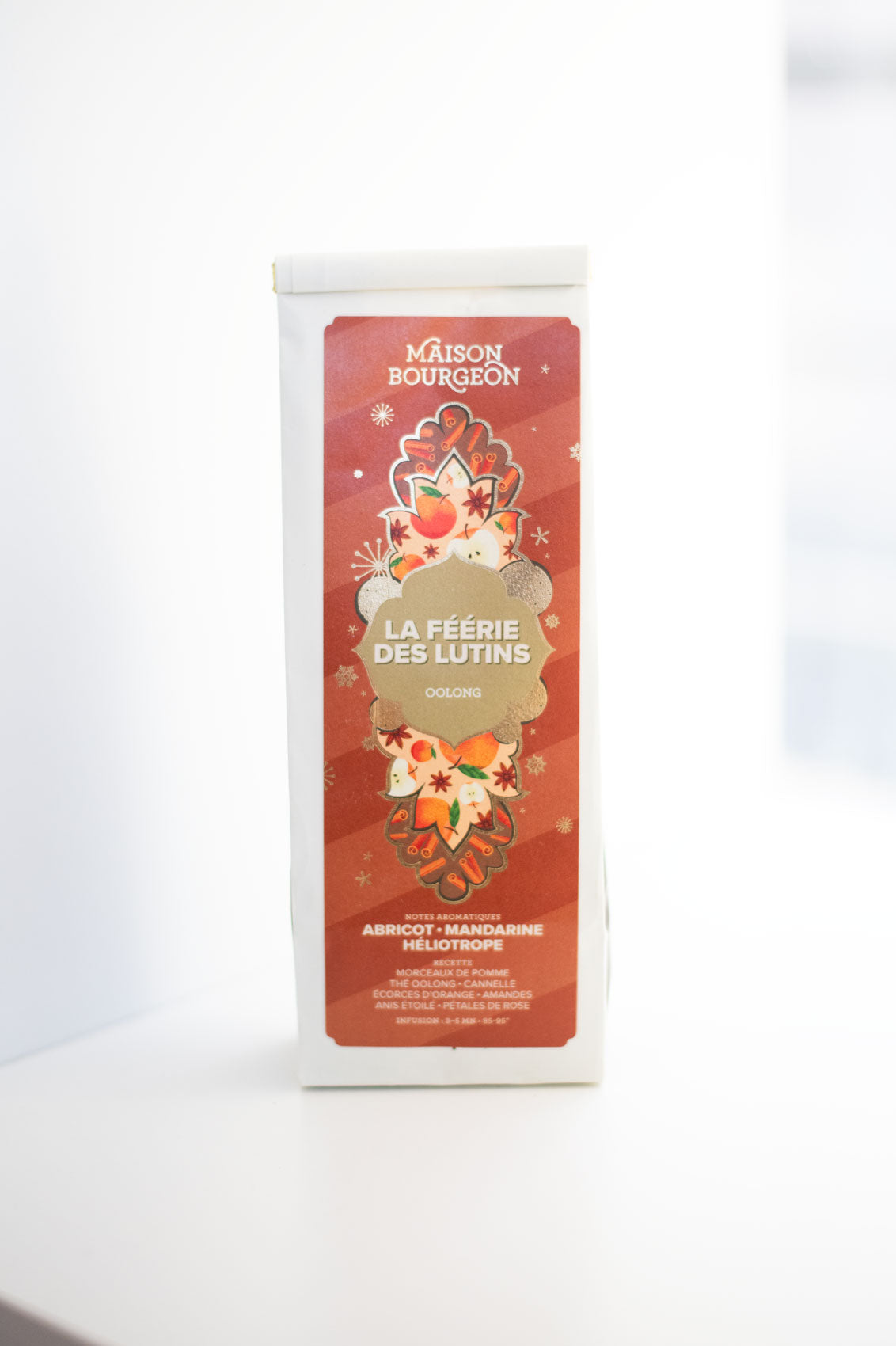 Thé Oolong “La Féérie des Lutins” – Maison Bourgeon | Abricot, Héliotrope & Mandarine