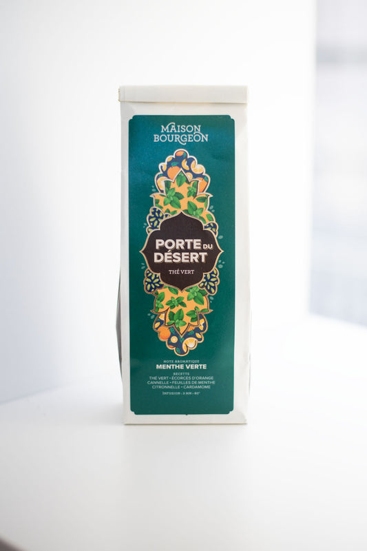 Thé vert “Porte du Désert” – Maison Bourgeon | Thé à la Menthe