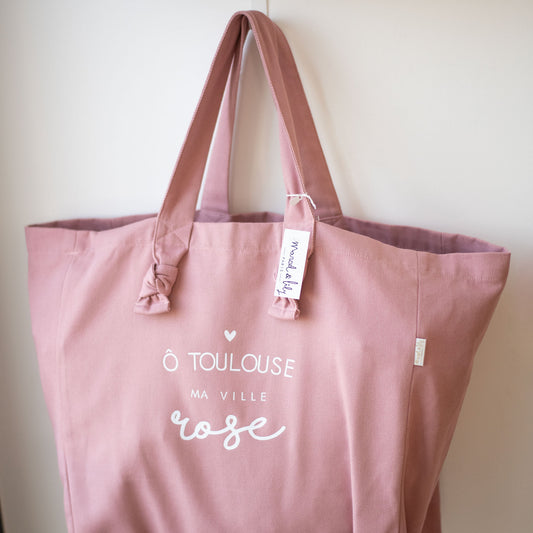 Sac cabas Ô Toulouse ma ville rose