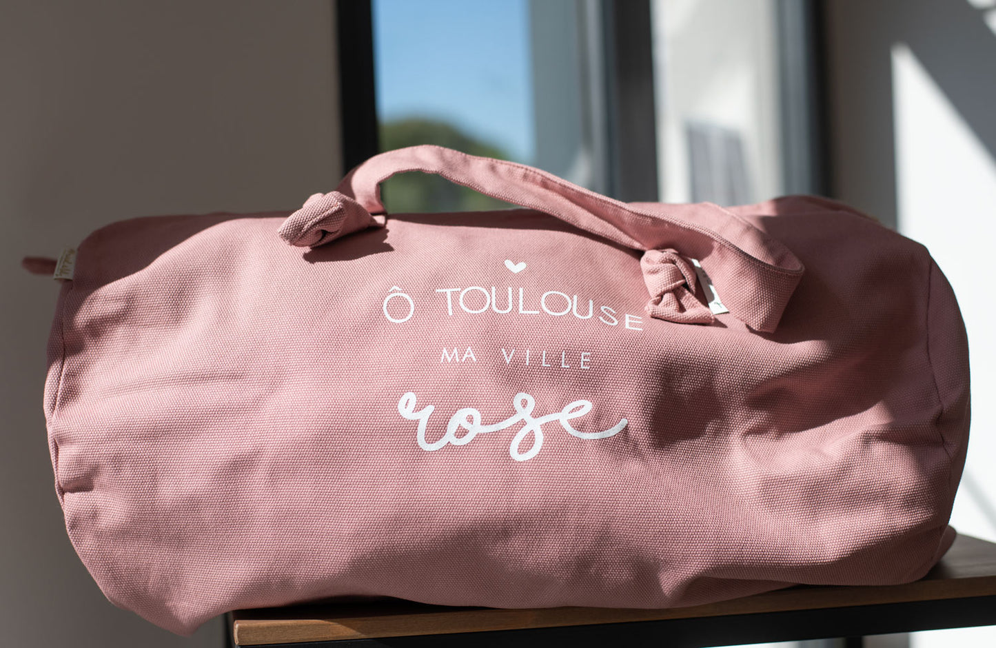 Sac polochon rose