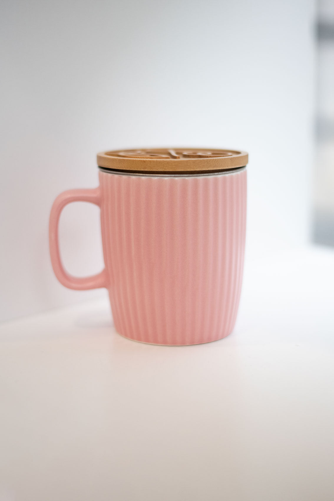 🫖 Mug / Tasse à thé avec filtre – Vert, Terracotta, Beige – Maison Bourgeon